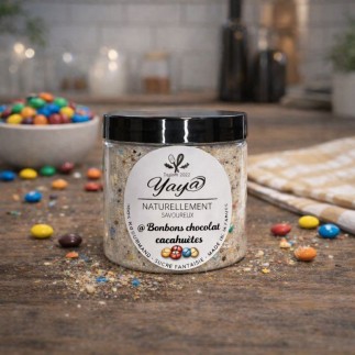 Sucre aromatisé aux bonbons chocolat cacahuète