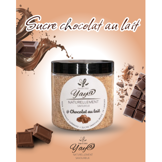 Sucre aromatisé au chocolat au lait