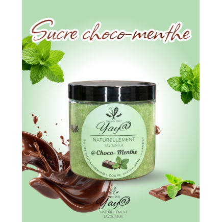 Sucre aromatisé choco-menthe