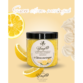 Sucre aromatisé citron meringué