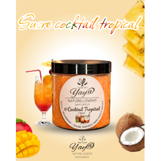 Sucre aromatisé au cocktail tropical