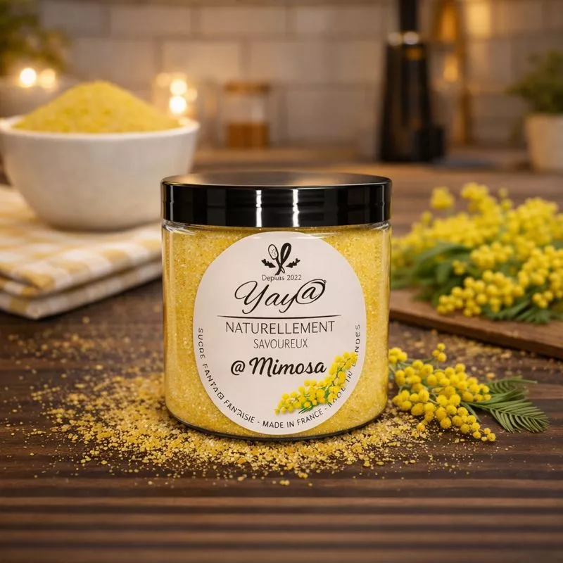 Sucre aromatisé au mimosa