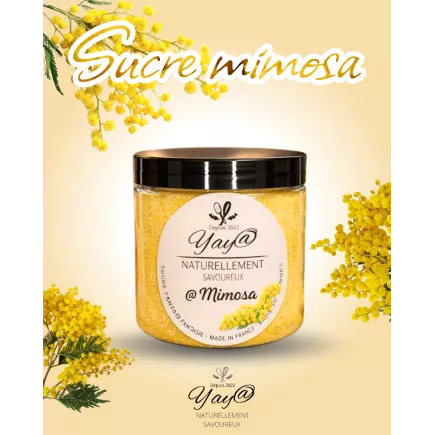 Sucre aromatisé au mimosa