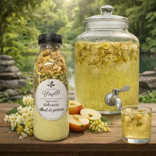 Kit à infusion glacé - Acacia, tilleul & pomme