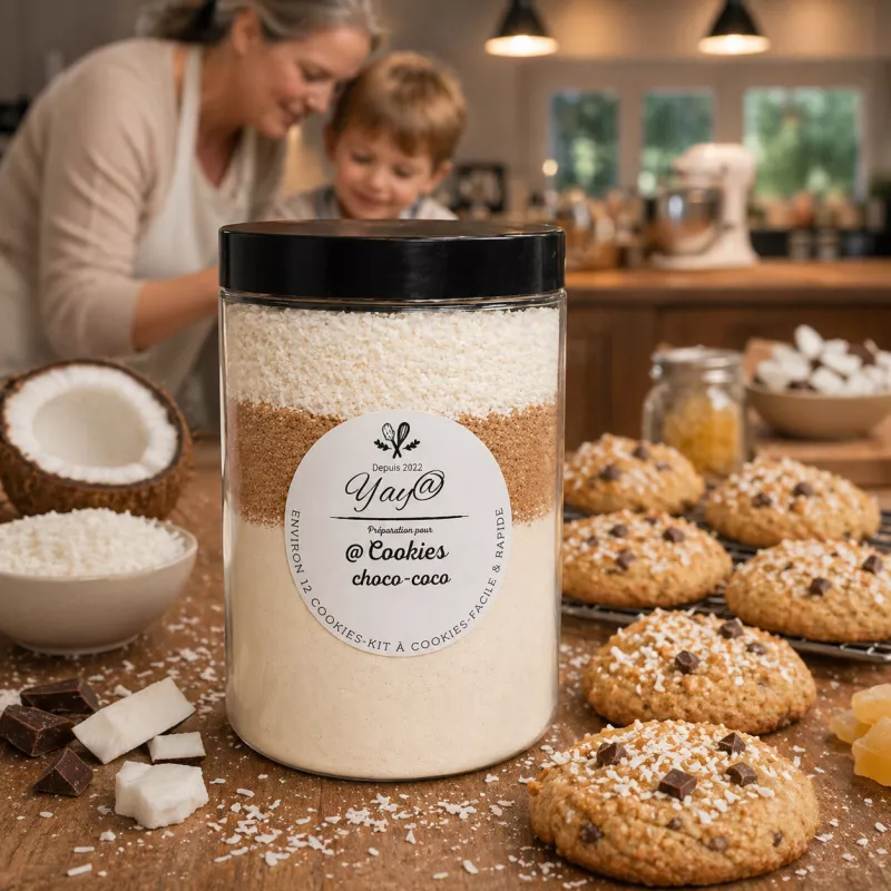Kit à cookies - Coco Chocolat au Lait – Style Bounty