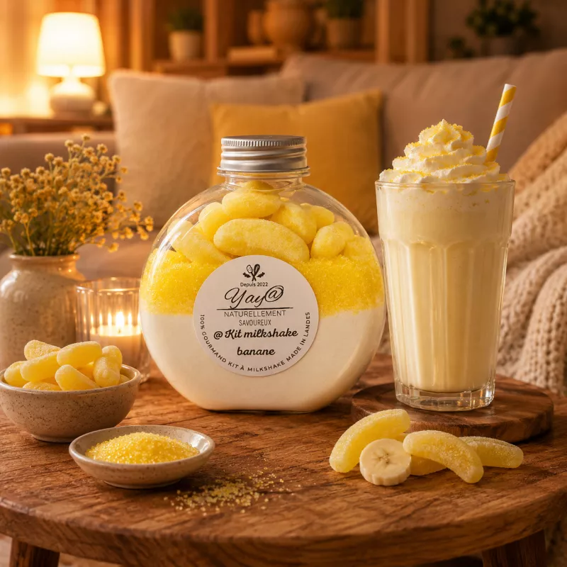 Kit à Milkshake - Bonbons Banane