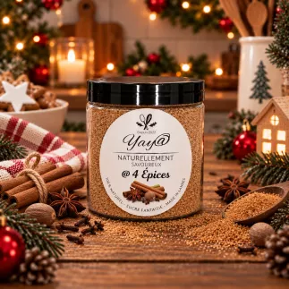 Sucre aromatisé aux 4 épices 200g