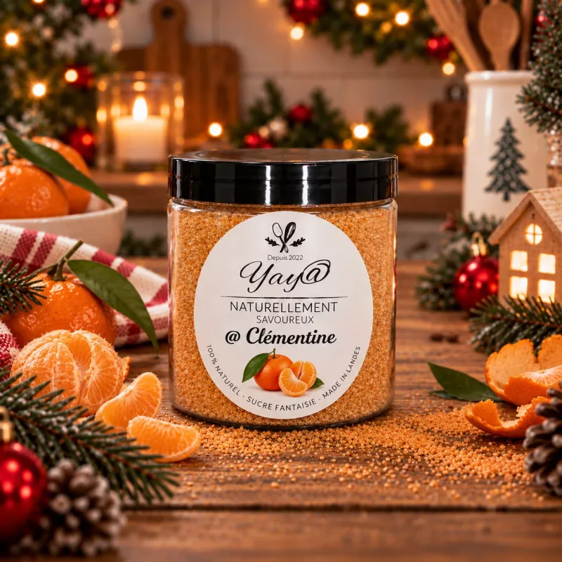 Sucre aromatisé à la clémentine 200g