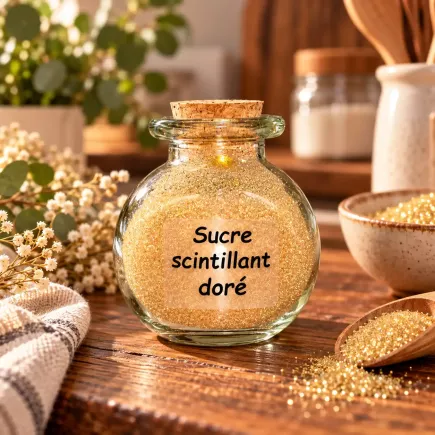 Sucre Scintillant Doré