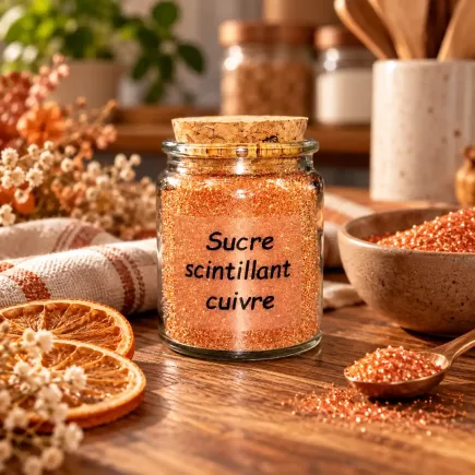 Sucre scintillant Cuivre