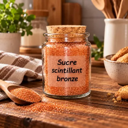 Sucre scintillant Bronze