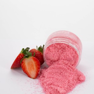 sucre naturel  aromatisé fraises des bois pour vos yaourt, chantilly, meringues, gâteaux...