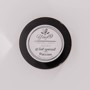 Sel Spécial Poisson - Thym, Laurier, Poivre Blanc, Échalote et Baie Rose - Pot PET 100G