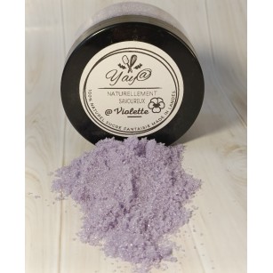 Sucre aromatisé à la violette-pot de 100gr