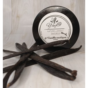 Sucre Aromatisé à la Vanille Exotique, marie la douceur naturelle du sucre de betterave non raffiné à l'arôme riche et chaleureu