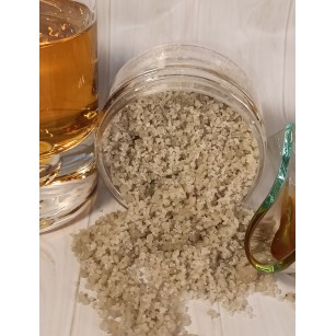 Sel au whisky miel- 100GR Gros sel de l'Ile de Ré aromatisé