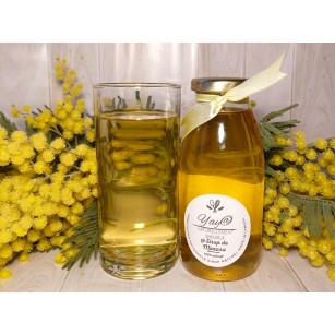 Sirop de mimosa 100% naturel en bouteille en verre de 250ML