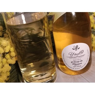 Sirop de mimosa 100% naturel en bouteille en verre de 250ML