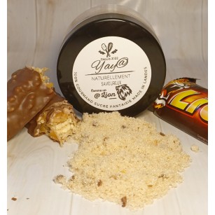 Sucre aromatisé "comme un lion" au caramel et poudre de lion