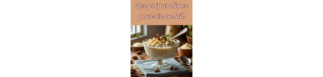 Les préparations à riz au lait